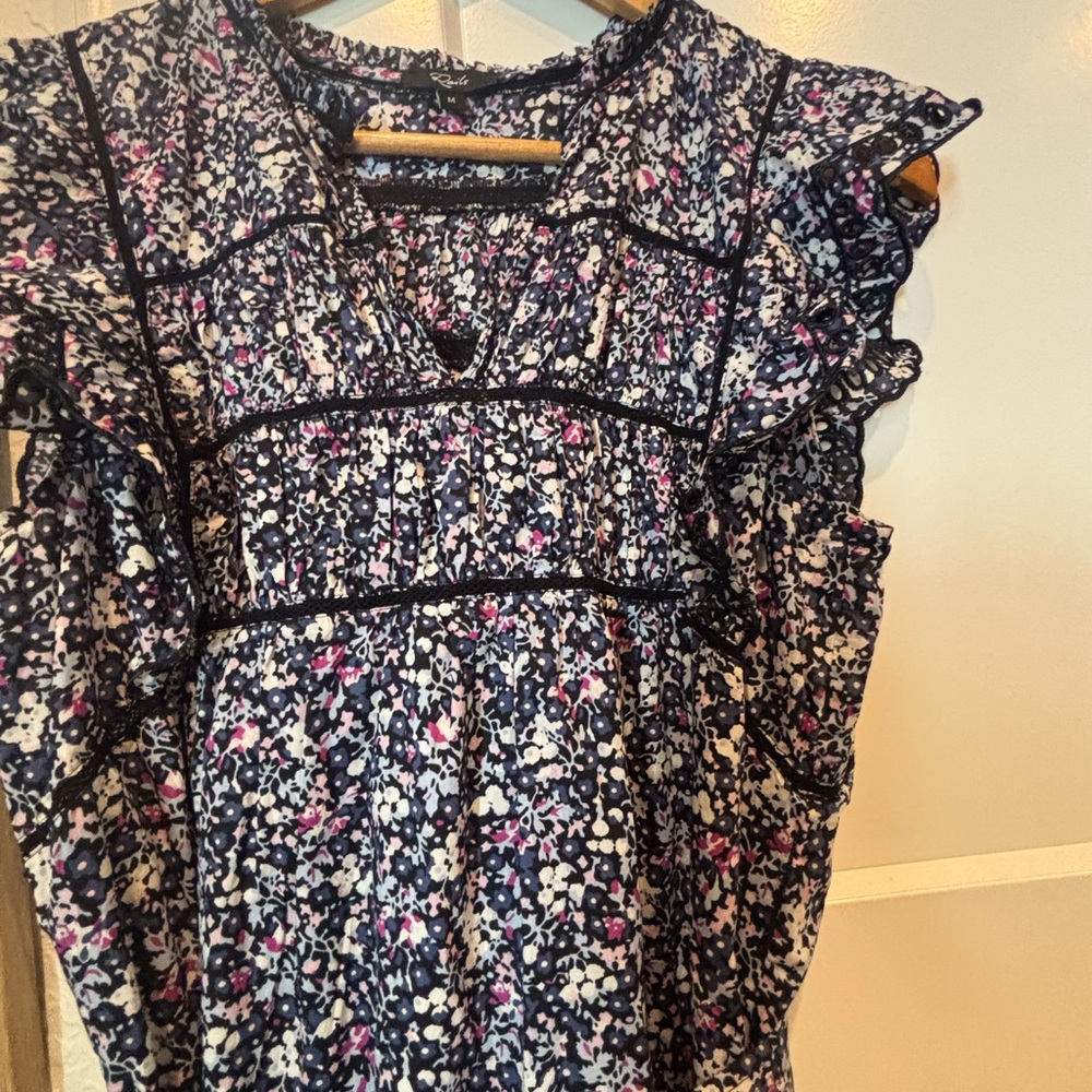 Rails Floral Maxi Dress - Navy and Pink